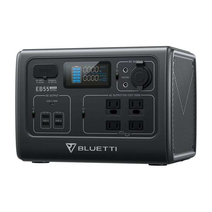 BLUETTI EB55 Portable Power Station | 700W 537Wh